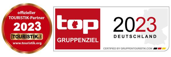 Quelle: Touristik MEDIA GmbH & Co. KG Logo Gruppentouristik mit Auszeichnungssiegel